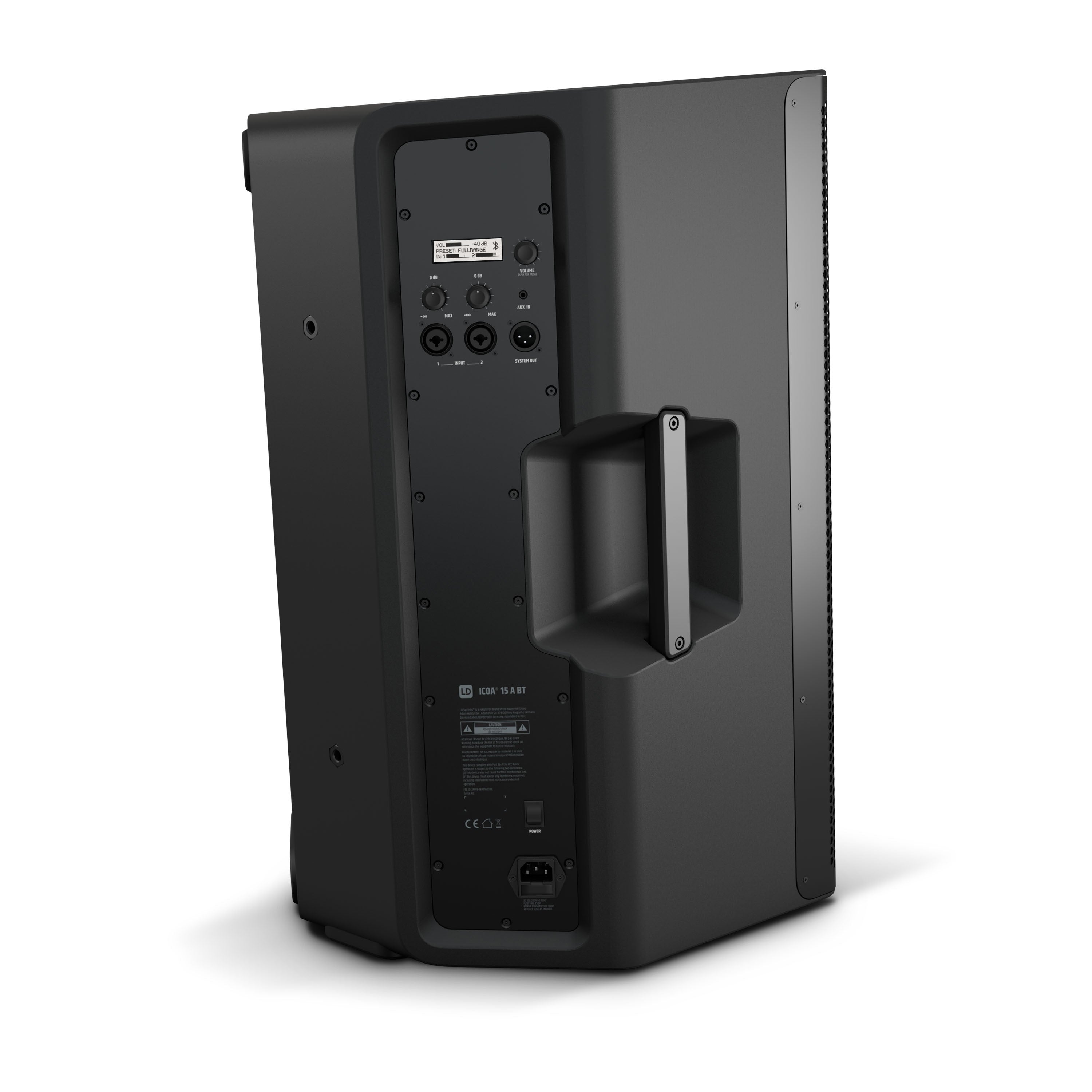 LD Systems ICOA15A BT 15“ Powered Coaxial PA Loudspeaker with Bluetooth (Each)
