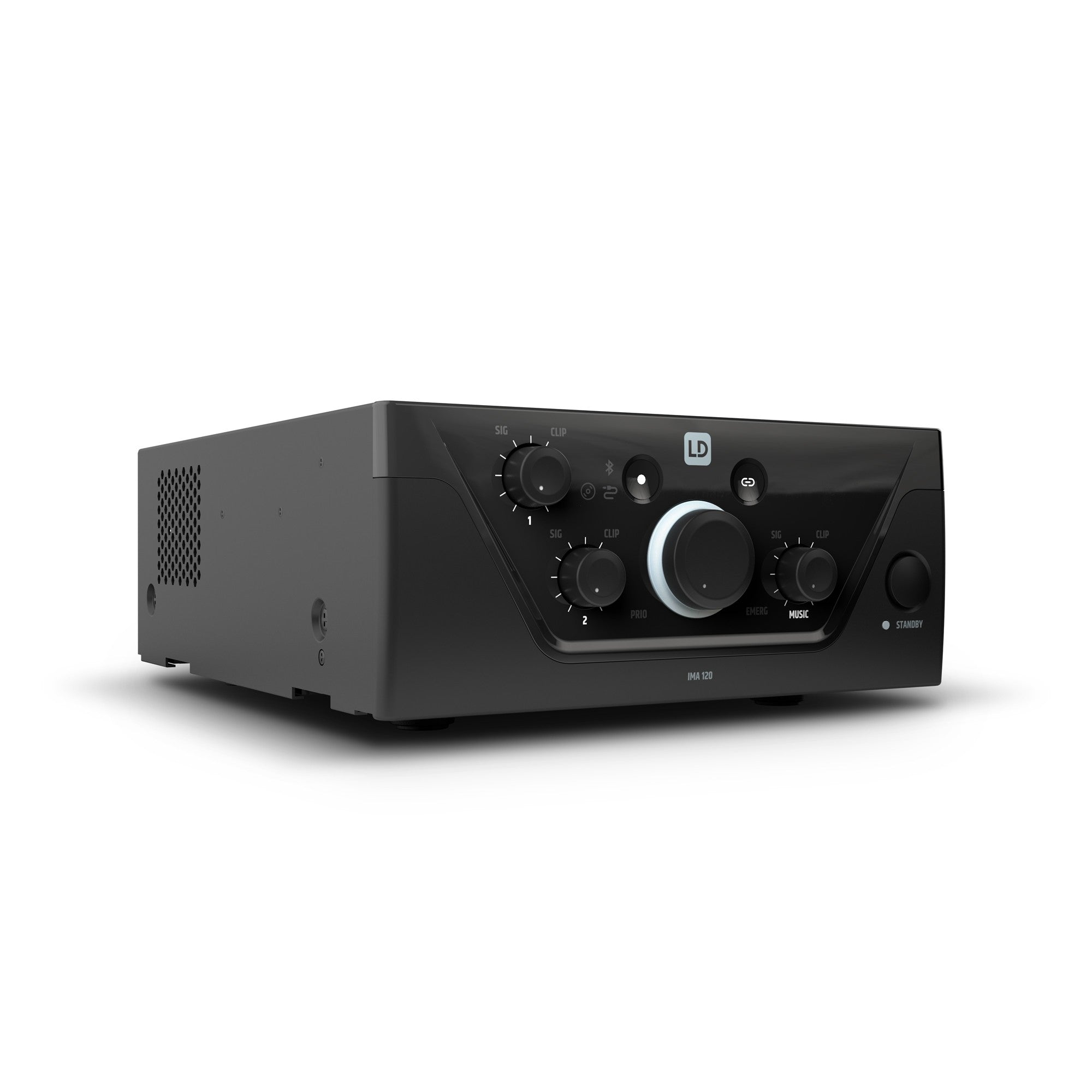 LD Systems LDIMA120INT Installation Mixing Amplifier 120W @ 4 Ohms / 100 V / 70 V, BT, Aux in, Mic in