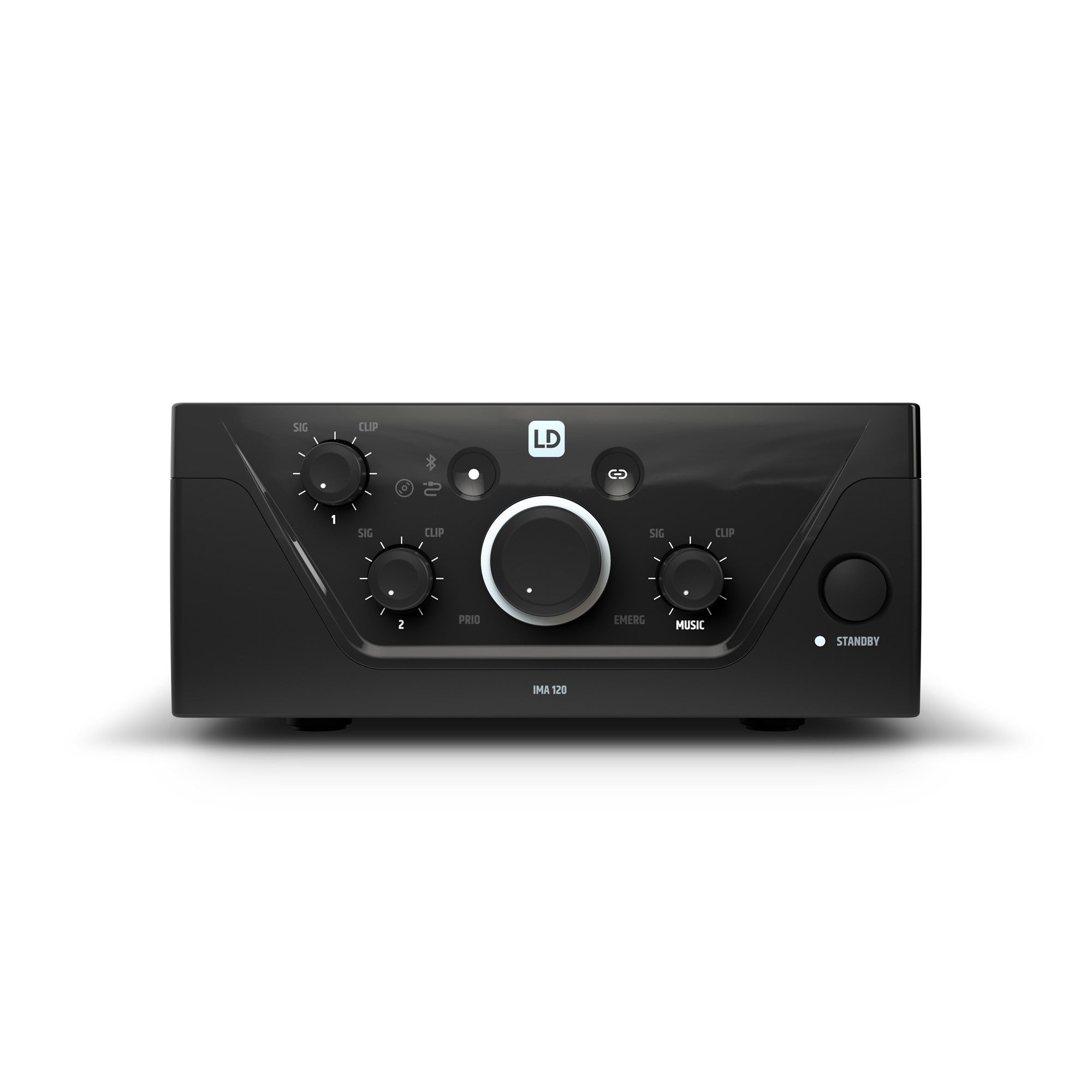 LD Systems LDIMA120INT Installation Mixing Amplifier 120W @ 4 Ohms / 100 V / 70 V, BT, Aux in, Mic in