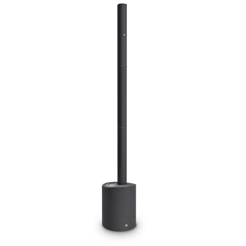 LD Systems MAUI5GO100 Ultra-Compact Portable Powered Column PA Speaker System - 3200 mAh Version WithRechargeable Battery & Bluetooth (Each)