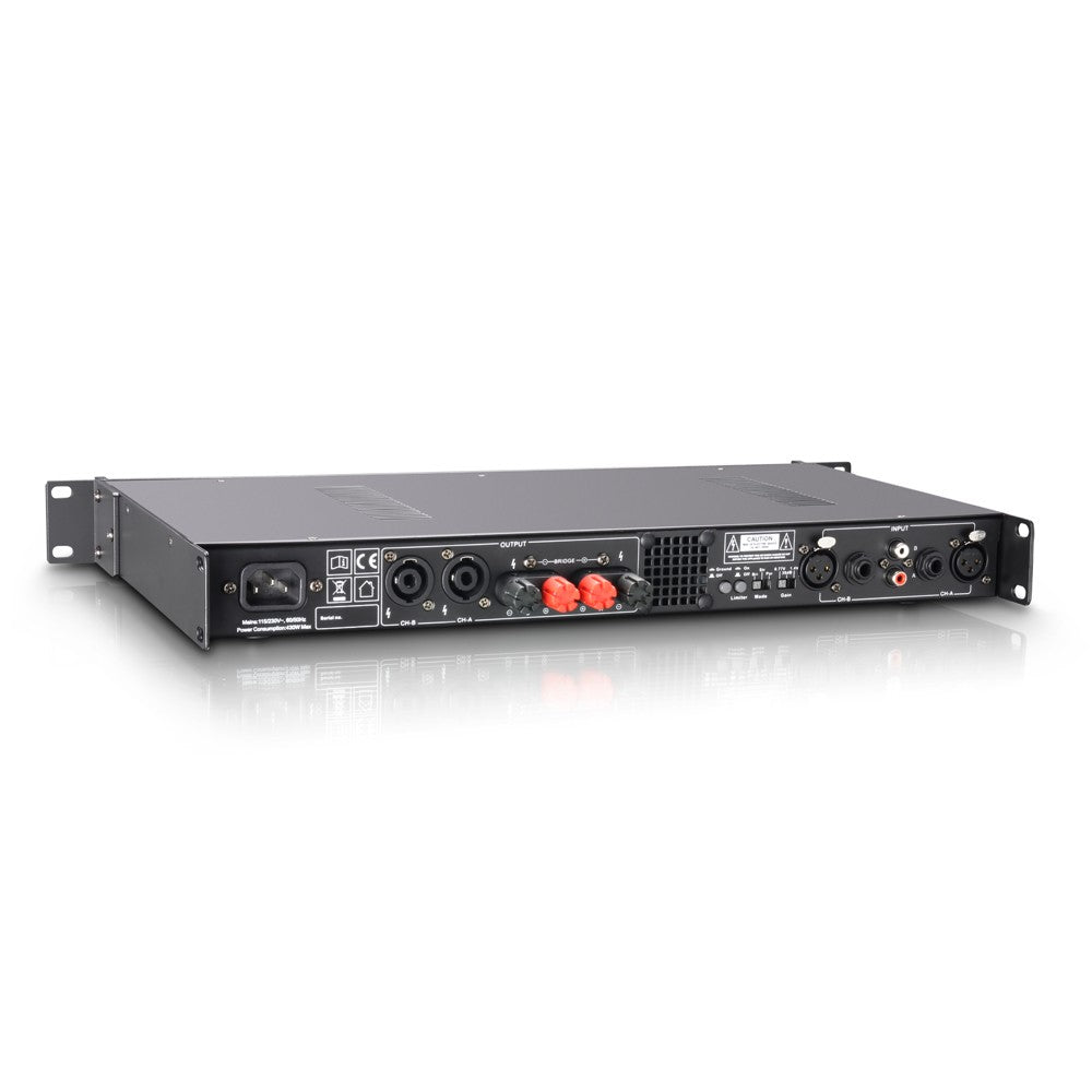 LD Systems XS200PA Power Amplifier Class D 2 x 100 W 4 Ohms (Each)