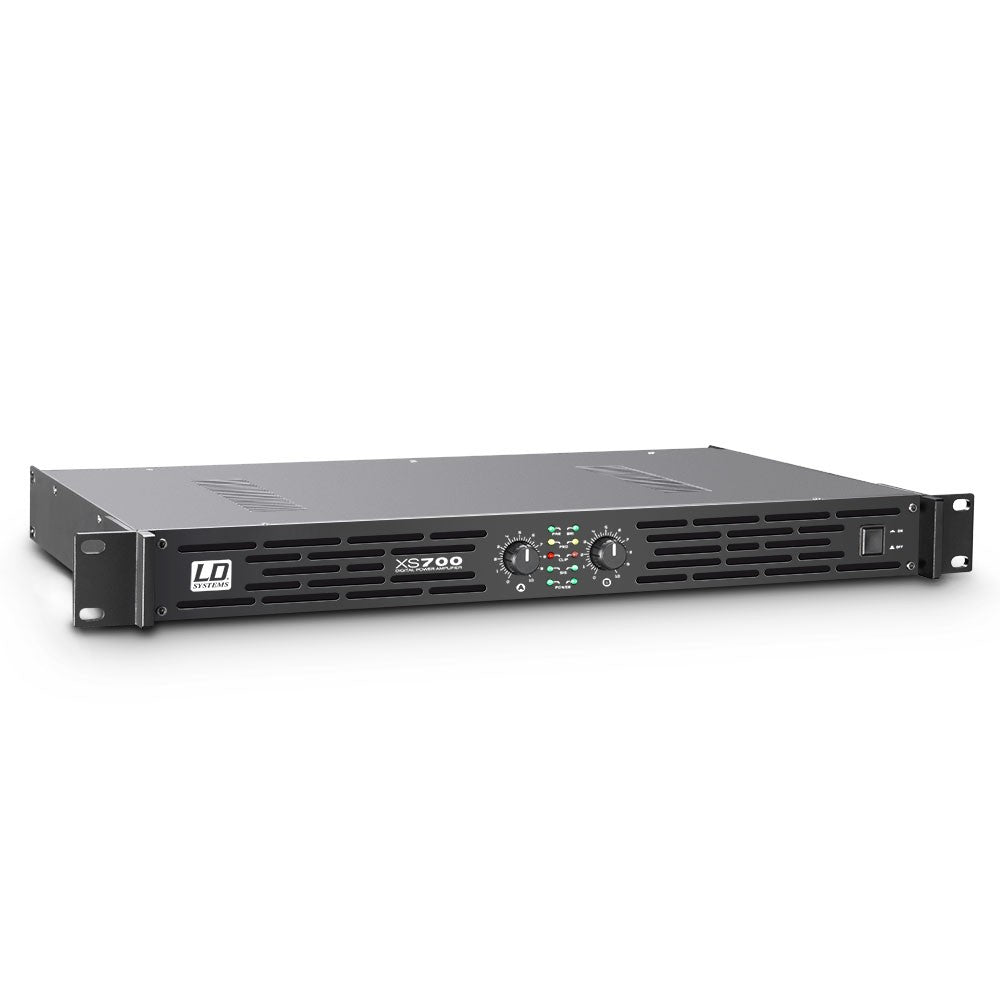 LD Systems XS700 PA Power Amplifier Class D 2 x 350 W 4 Ohms (Each)