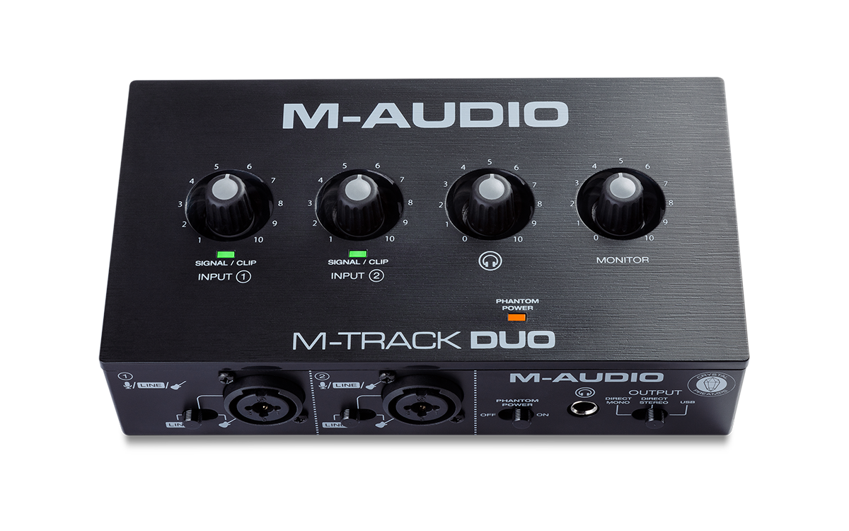 M-Audio M-Track Duo Record, Mix, Create – With Crystal Clarity Your Portable Studio