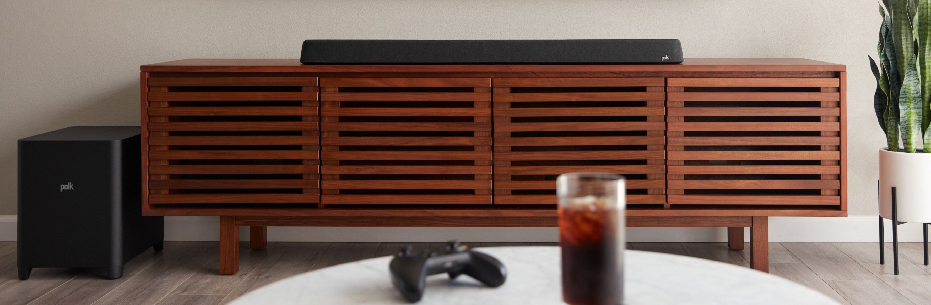 Polk Audio Magnifi Maxx AX 5.1.2 Soundbar Dolby Atmos With Wireless 10" Subwoofer and SR-II Surround Speakers System