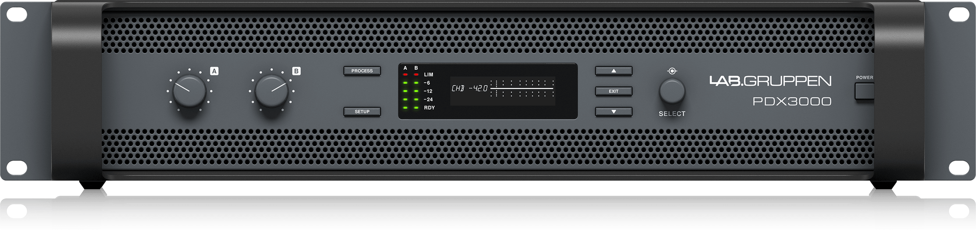 LAB.Gruppen PDX3000 - 1500Wx 2 Channel Amplifier with DSP Control