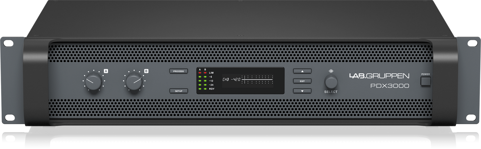 LAB.Gruppen PDX3000 - 1500Wx 2 Channel Amplifier with DSP Control