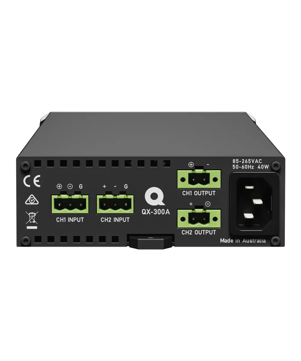 Quest QX300A Professional 300W Active 2-Way Portable PA Loudspeaker with Class-D Amplification & DSP Processing