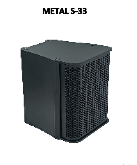 PowerX METAL S-33 Metal 2-Way 3" Speakers - Pair