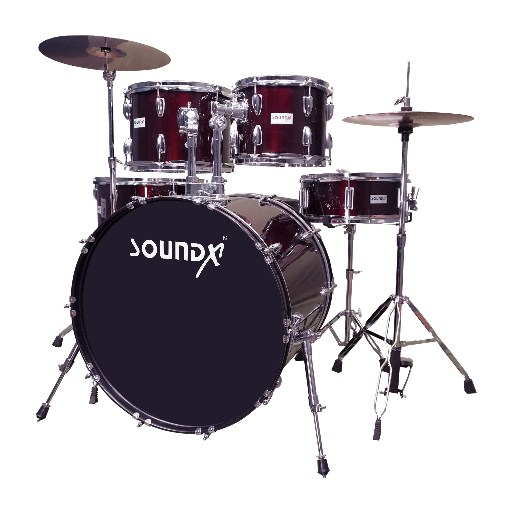 SoundX SX100 5-Piece Drum Kit – Set