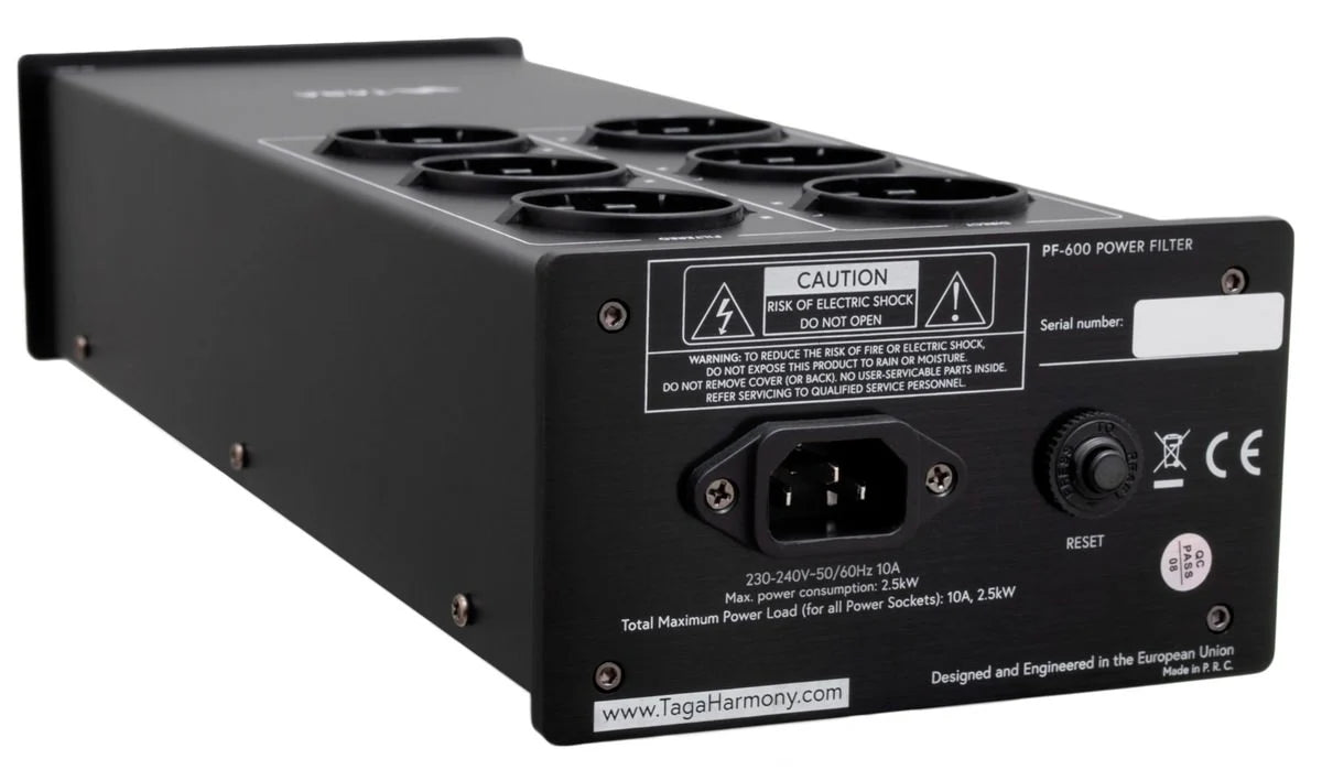 TAGA Harmony PF-600 Power Noise Filter to Reduce Electrical Noise - Each