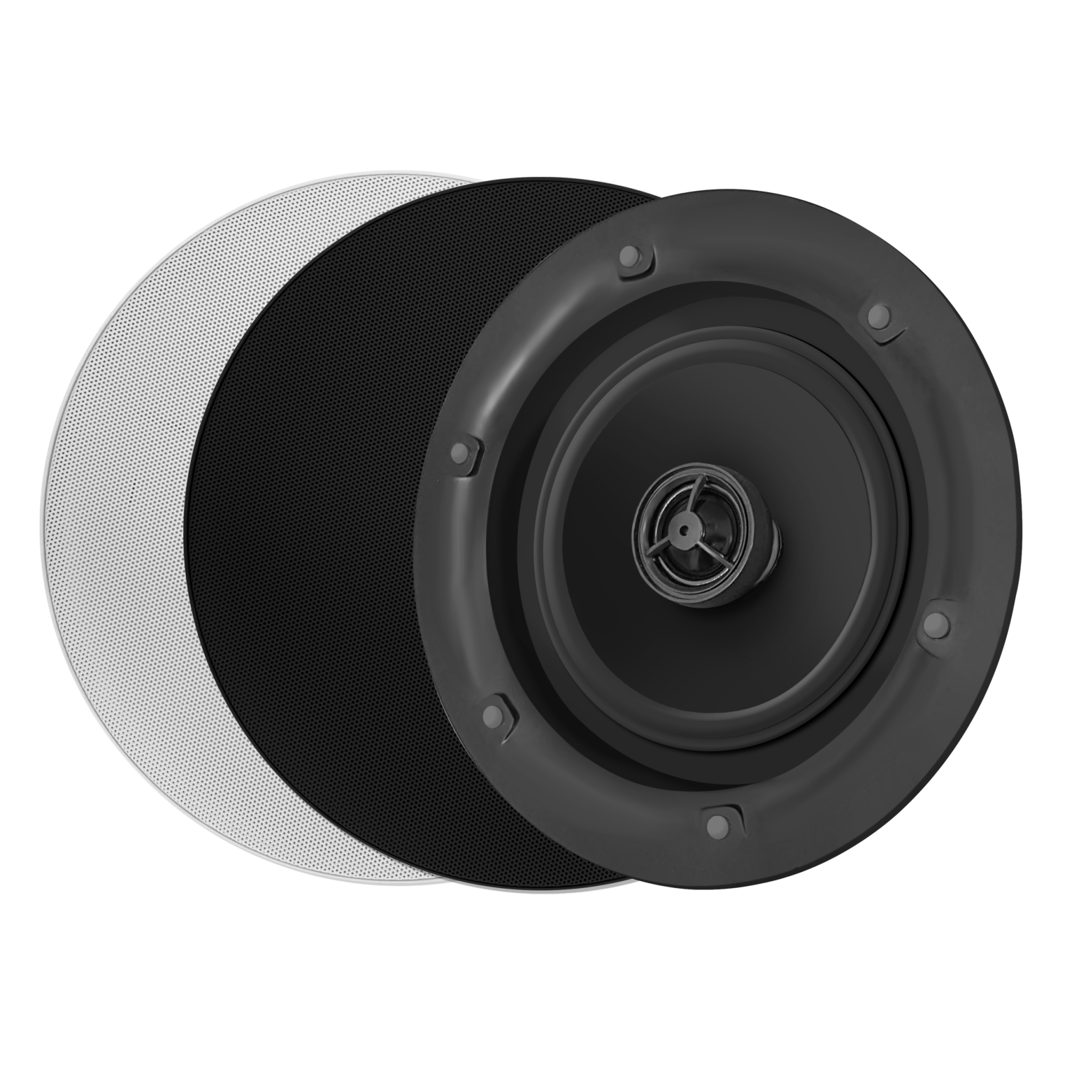 Pure Acoustics TURBO-800 2-WAY 185W 8" In-Ceiling Speaker Magnetic Grill - Pair