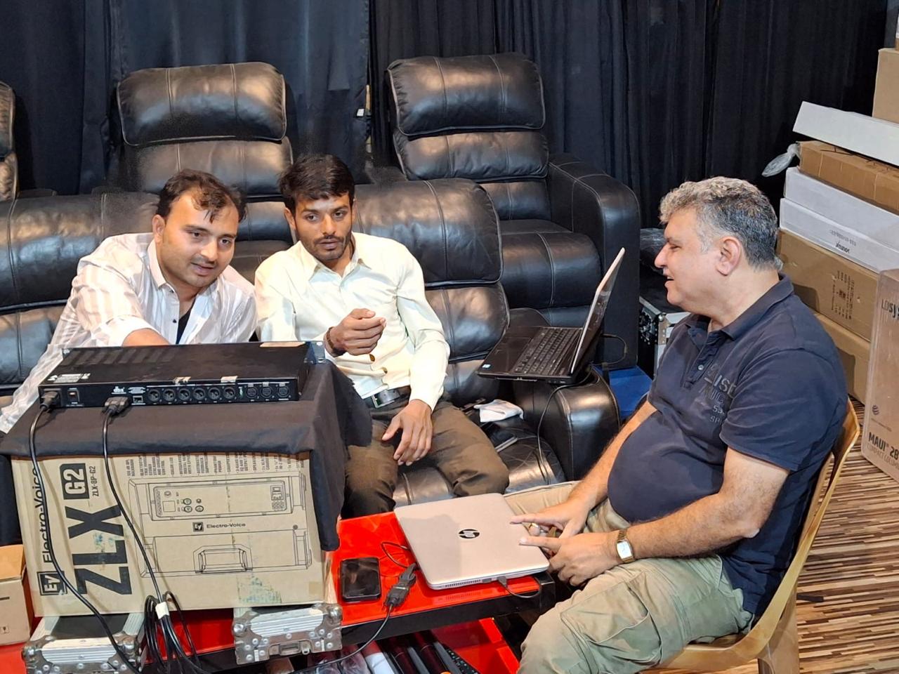 साऊंड अलाइनमेंट, RTA सेटअप, लाइव्ह साउंडआणि रोड शो साउंडचे प्रशिक्षण