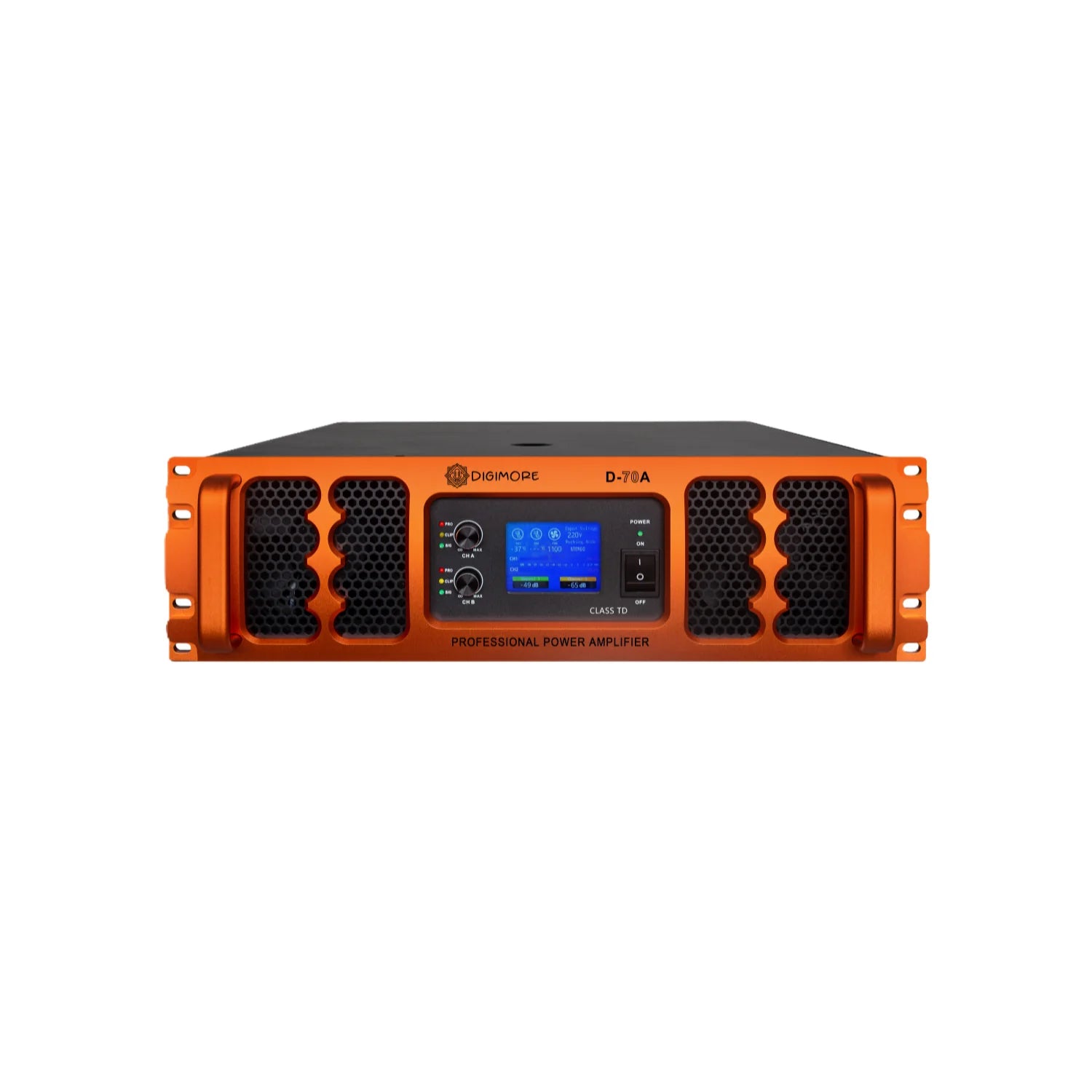 Digimore D-70A 6800W Class-TD 2-Channel Amplifier for High-Power Profe