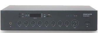 Stonewater SMX240 240W 100V Commercial Amplifier with 3 Mic, 1 Line, BT, USB, Echo Effect