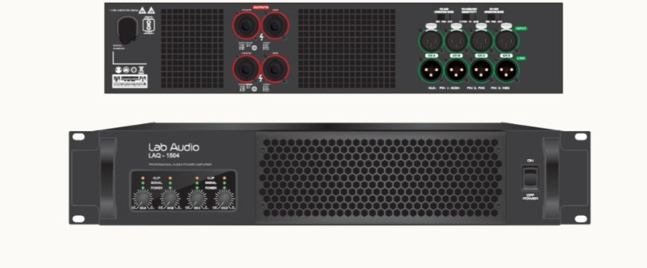 Lab Audio LAQ-1504 Professional Power Amplifier