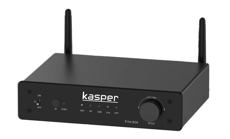 Kasper – Ênte 80A High-Res Wireless Stereo Audio Amplifier with AirPlay 2 & Multiroom Streaming