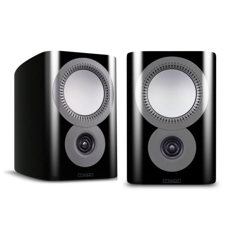 Mission ZX-1 2-Way Bookshelf Speaker Bass Reflex - Pair
