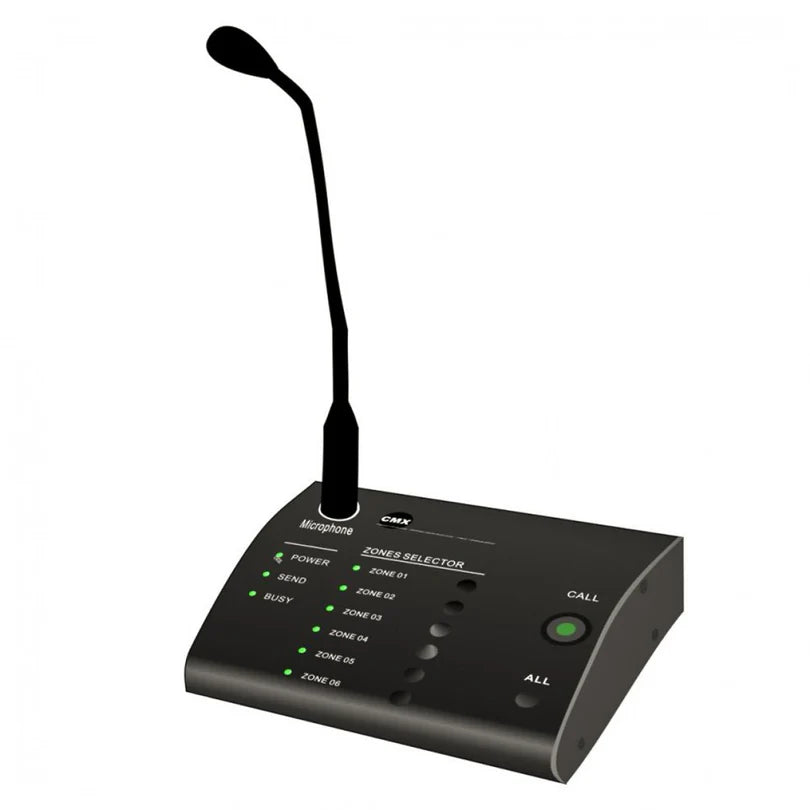 CMX DA-500RMG 6 Zone Remote Paging Microphone for the DA-MT Range Amplifier