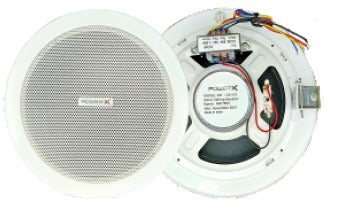 PowerX CS616 6" 6W Ceiling Speaker / Metal Grill - Set of 10