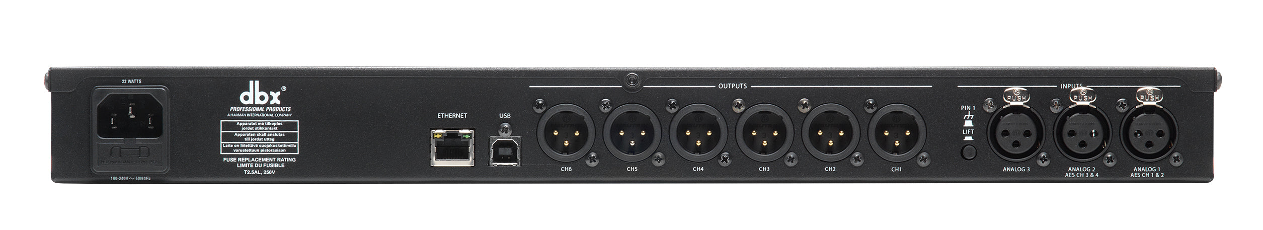 DBX Venue 360 Complete Loudspeaker Management, 400 W