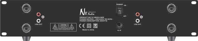 NX Audio DJMEDIAMK3 – Dual USB/SD MP3 Media Player for DJs