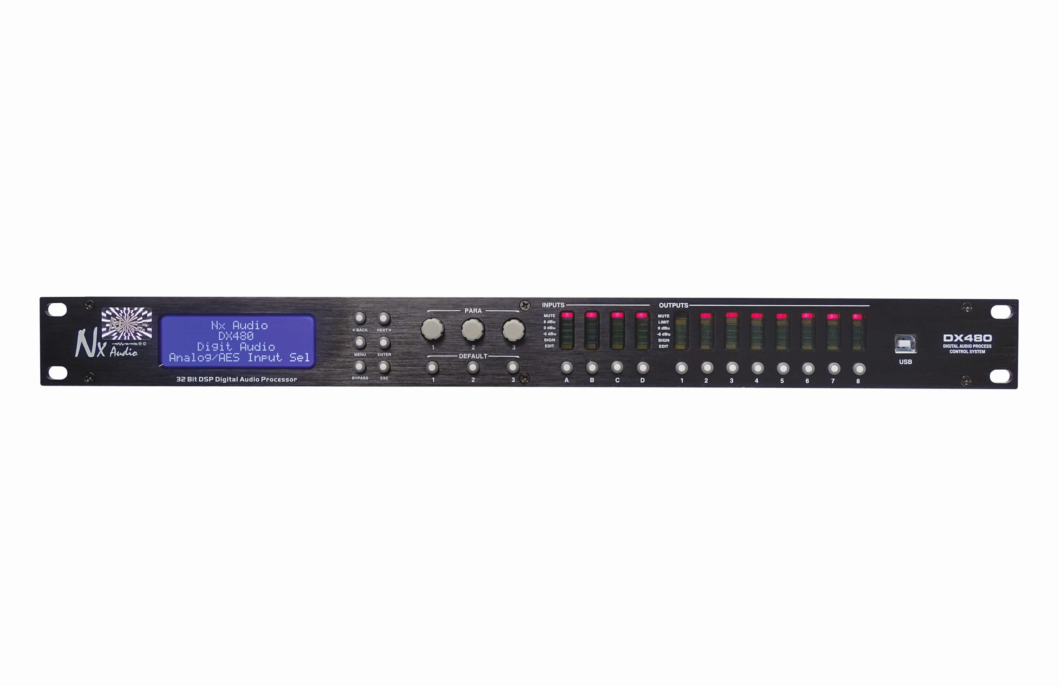 NX Audio DX-480 – Advanced 4-In/8-Out Digital Speaker Management System