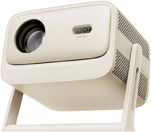Wanbo Vali 1 Pro Smart LCD Projector – Native 1080p Full HD, 500 ANSI Lumens, Auto Focus ,120° Gimbal Stand , Smart Auto Setup