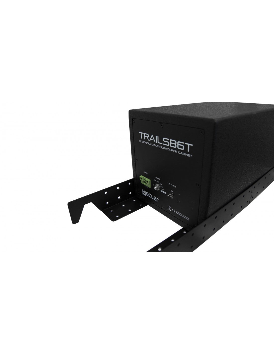 Ecler TRAILSB6TBK 6.5" 60 WRMS Speaker LF-Pass Filter Concealable Design Cabinets - Each