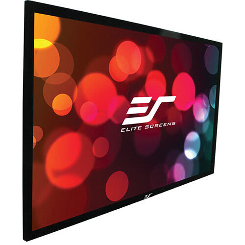Elite ER165WH1 165" Sable Frame AcousticPro 1080P3 Fixed Frame Projection Screen - Each