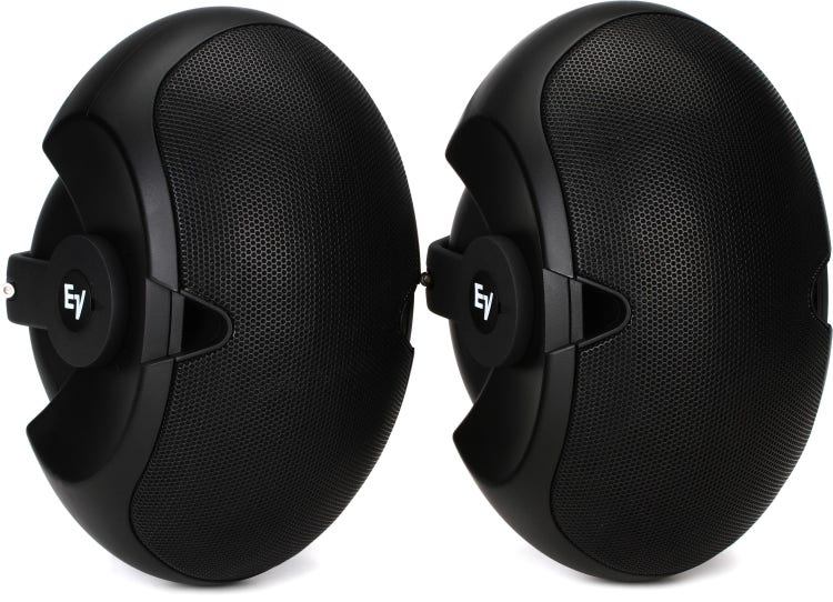 EV ElectroVoice EVID 4.2 Dual 4-Inch 70/100V Surface Mount Compact Speaker - Pair