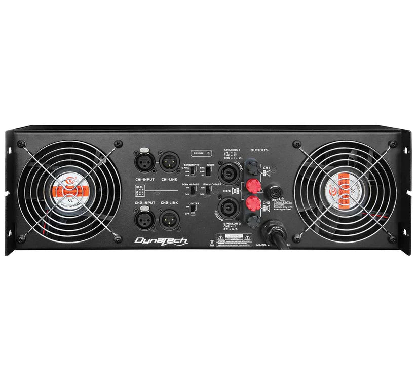 Dynatech HP7000 2x3600W RMS@2 Ohm Class H Amplifier - Each