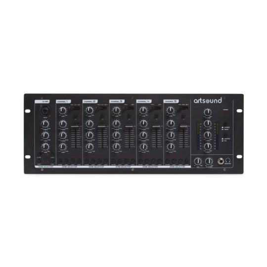 Artsound MIKS6.4 4-Zone Audio Mixer Compact Design With Multi - Inputs