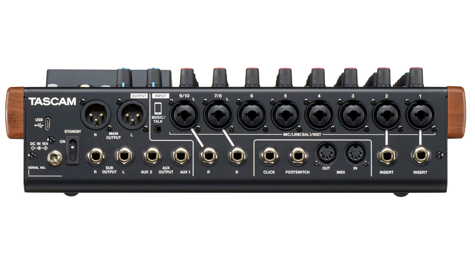TASCAM Model 12 Professional Multitrack Recording Console with 12-Track Recorder, USB Audio Interface, DAW Control, and Integrated Mixer - Audiomaxx India