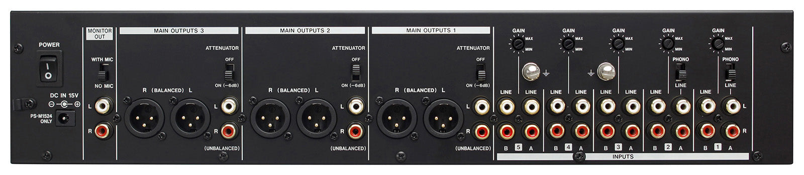 TASCAM MZ-223 Professional 3-Zone Installation Mixer with Multi-Source Routing, Talkover Function, and Balanced Zone Outputs for Commercial Audio Systems - Audiomaxx India