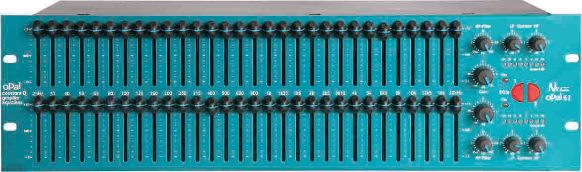 NX Audio OPAL62 – Constant Q Graphic Equalizer with 30 ISO Bands