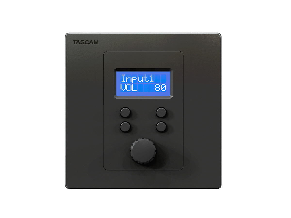 TASCAM RC-W100-R86 Professional Wall-Mounted Remote Controller for Zone and Playback Control - Audiomaxx India