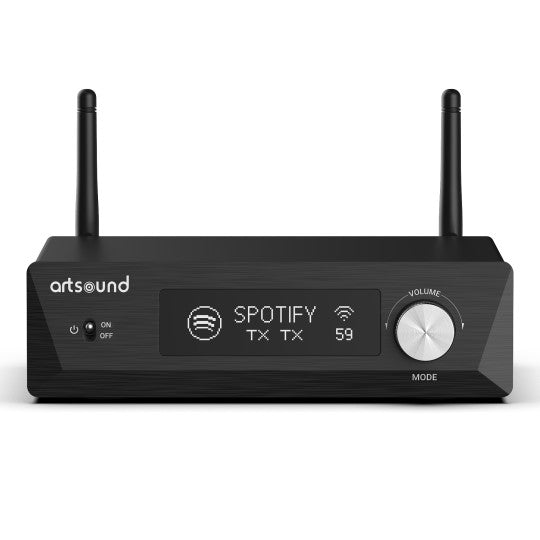 Artsound SMART EVO Streaming Multiroom Amplifier Supports both wired (Ethernet) and wireless (Wi-Fi)
