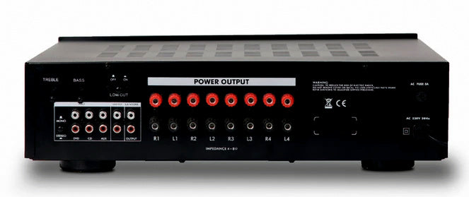 Stonewater Zone8, Commercial 8 Zone 200w Amplifier Individual Vol. Control, USB