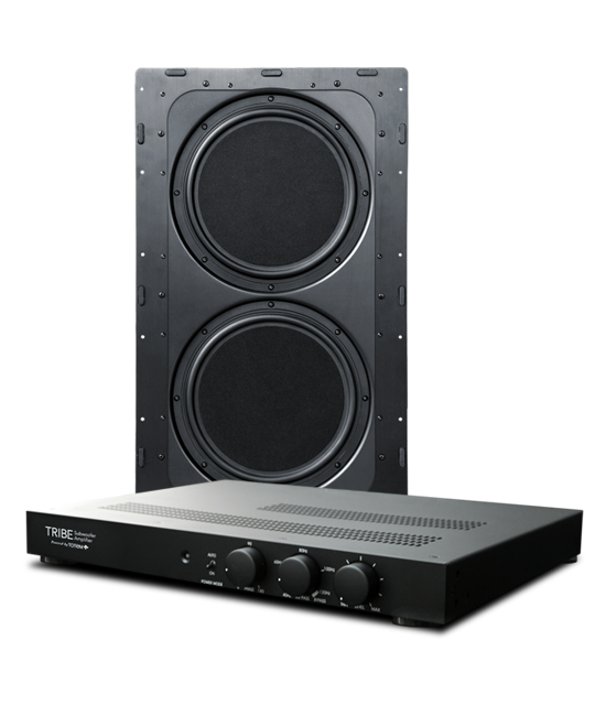 Totem Acoustic Tribe In-Wall Sub Double 12 In-Wall 12 Subwoofer with Amp - Set