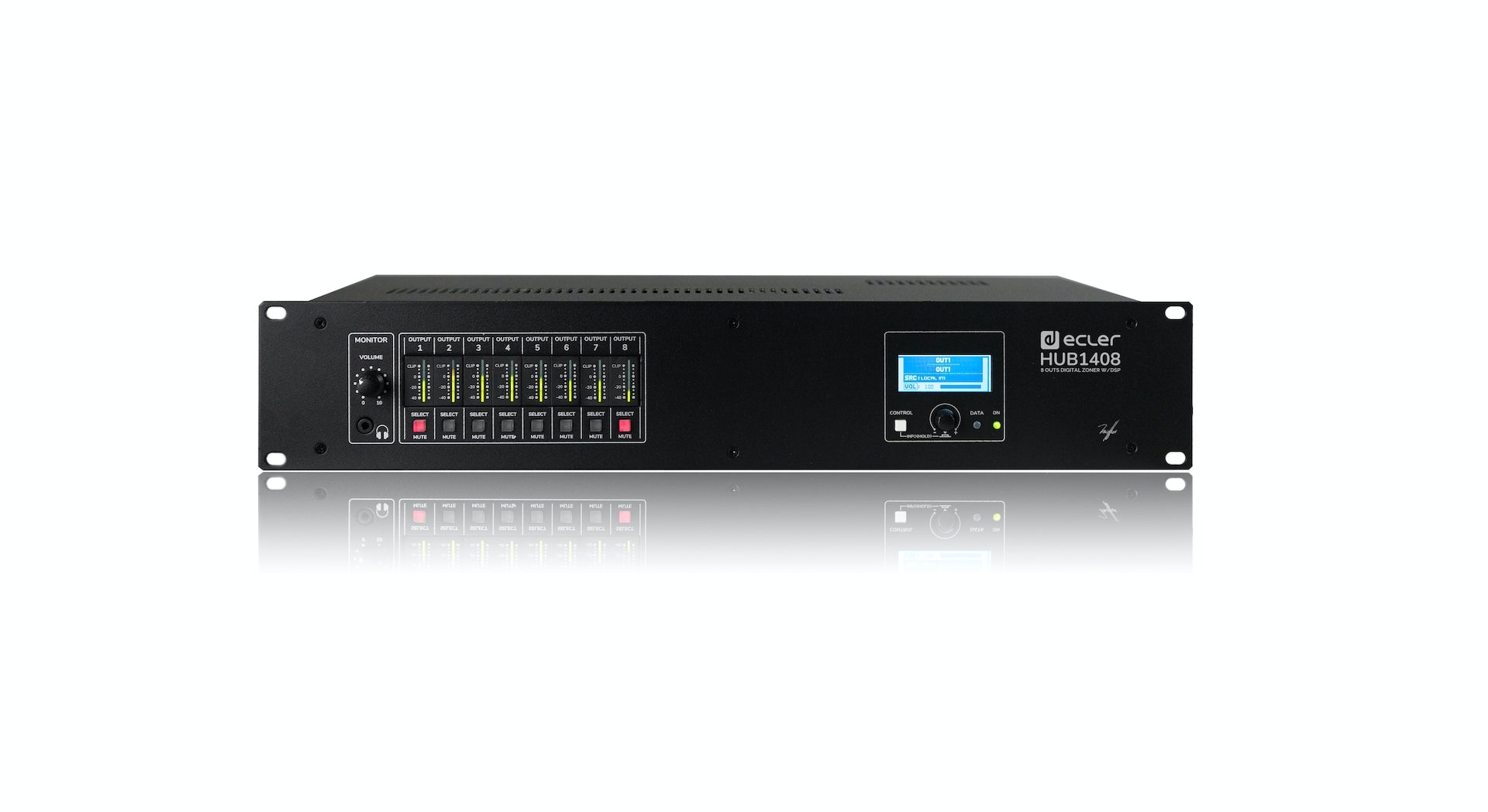 Ecler HUB1408 14x8 Digital Zoner DSP Plug&play Digital Matrixes