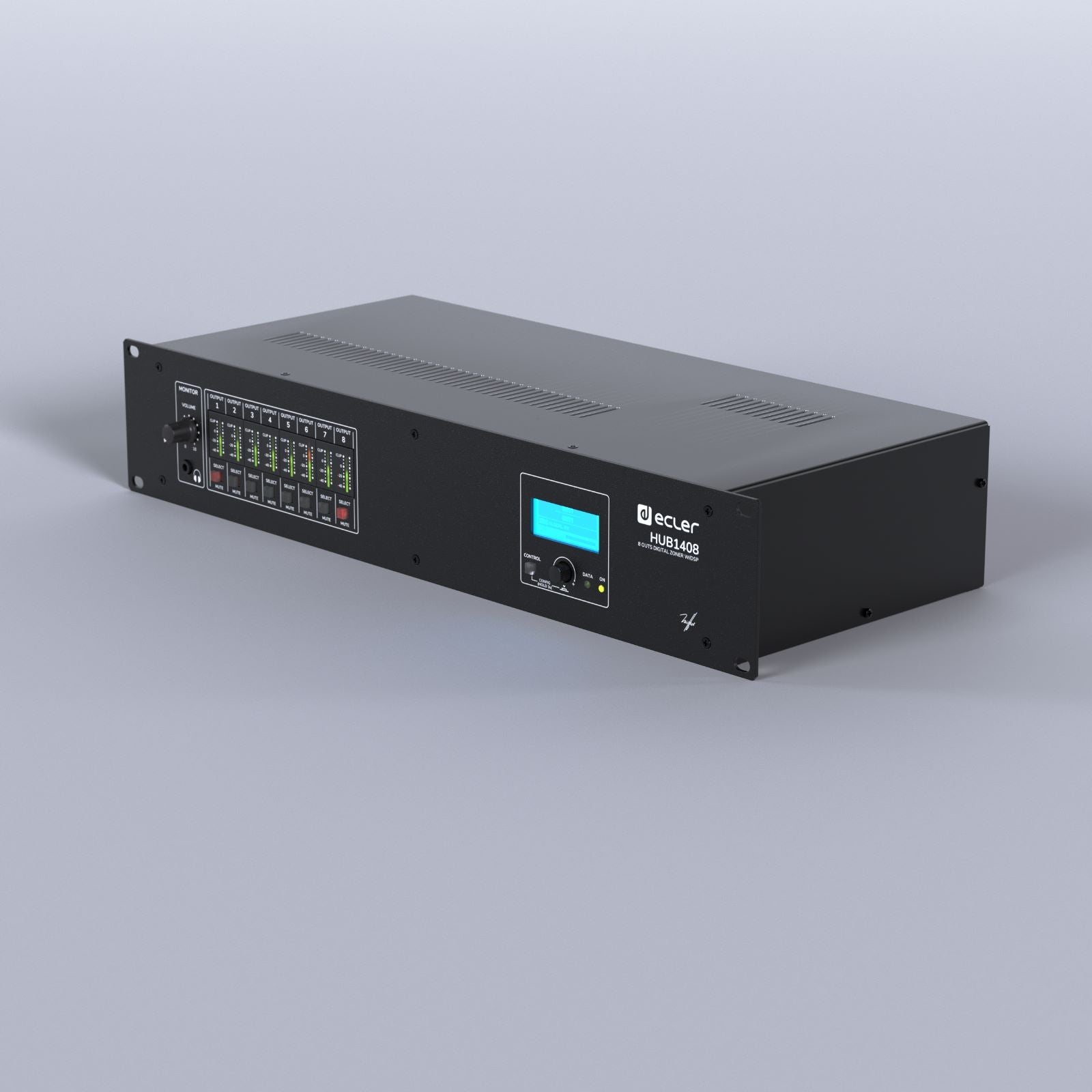 Ecler HUB1408 14x8 Digital Zoner DSP Plug&play Digital Matrixes