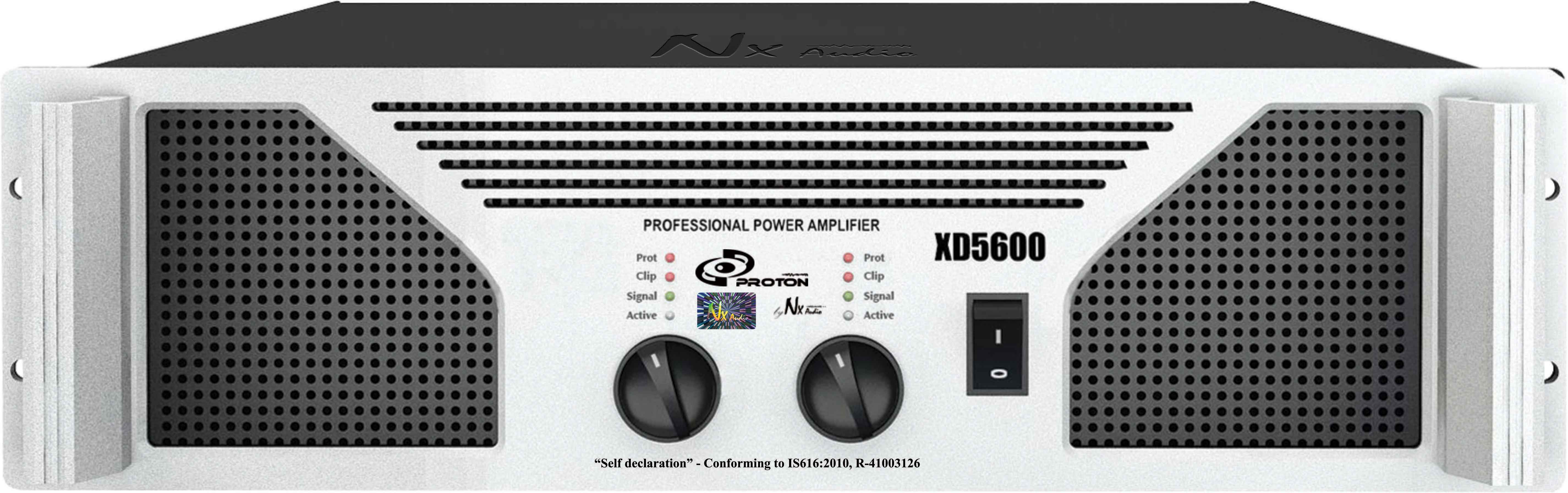 NX Audio XD5600 4500W Power Amplifier - Each