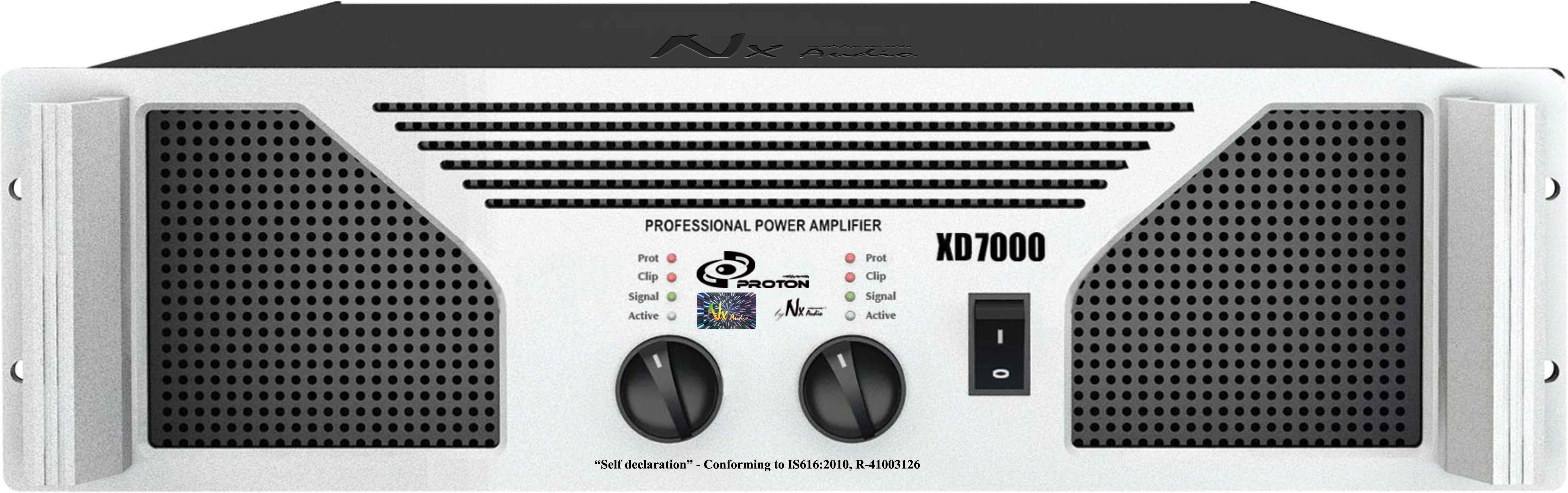 NX Audio XD7000 5800W Power Amplifier - Each