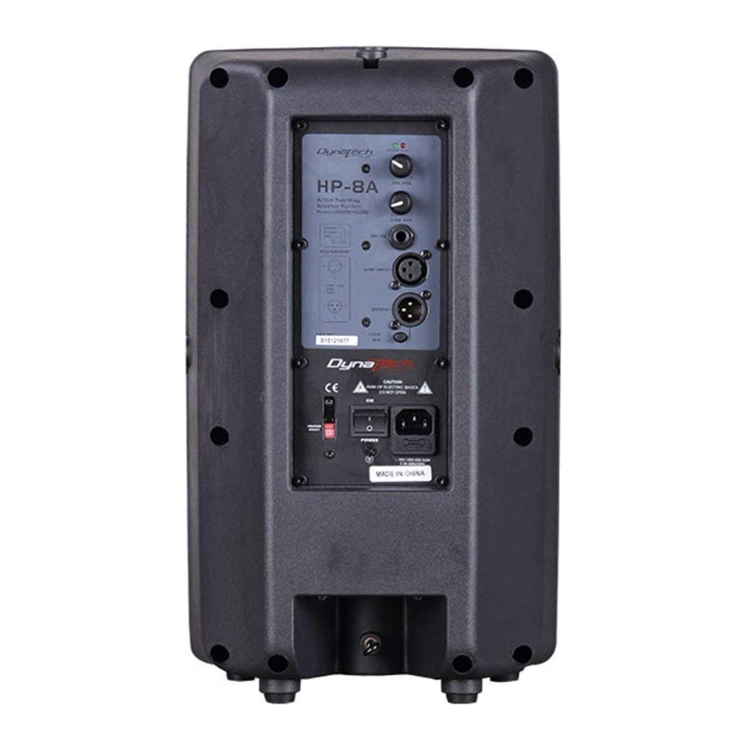 Dynatech HP8A Rated Power 150W (RMS) Powered LoudspeakerSystem - Single (Black)