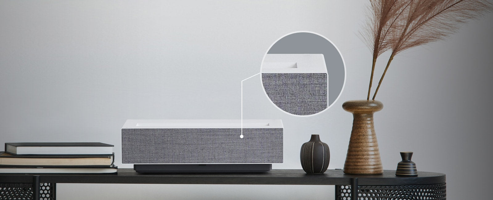 LG-HU715QW CineBeam 4K UHD Laser UST - Ultra Short Throw Tabletop Smart Projector