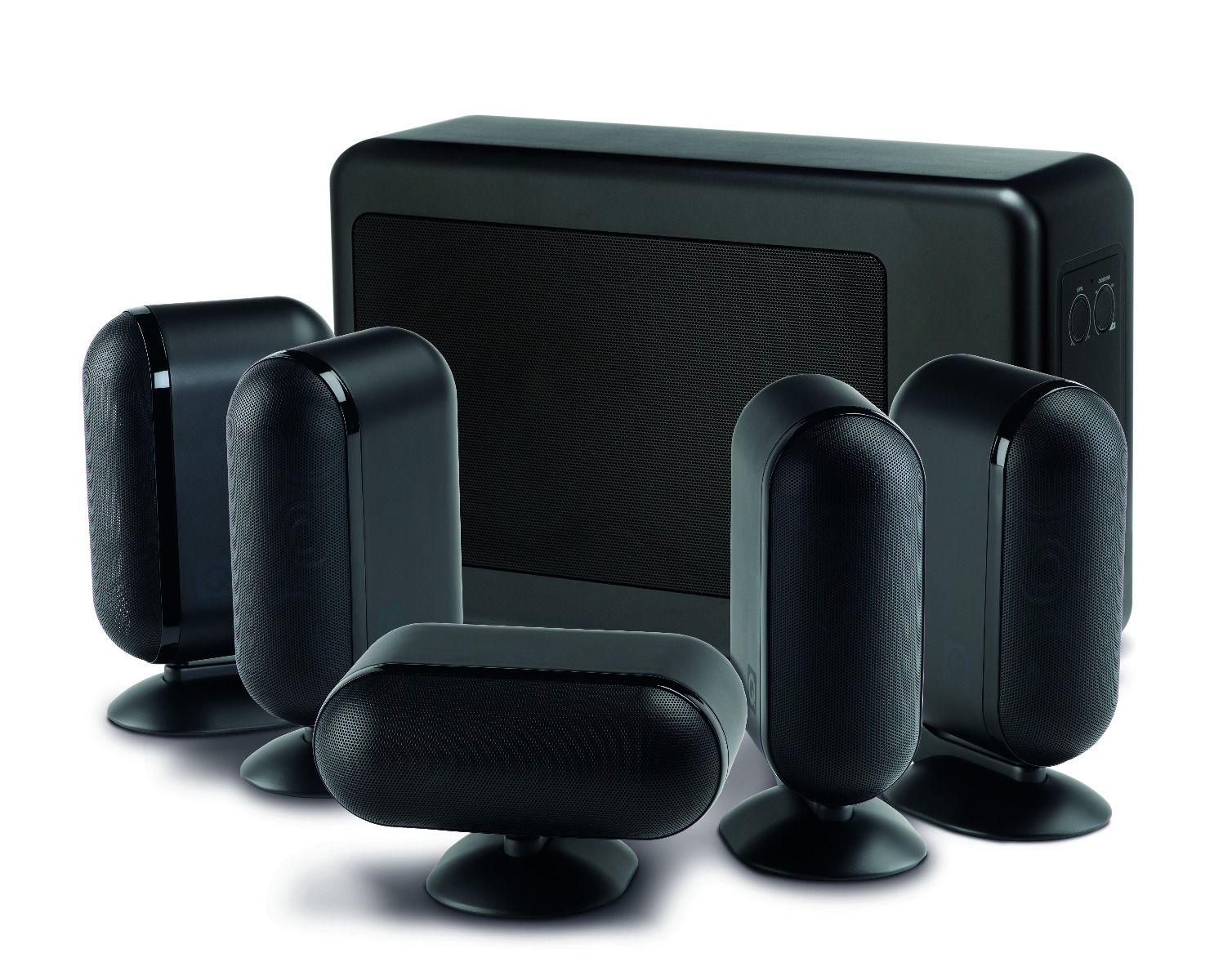Q Acoustic Q 7000i Satellite/ OnWall Speakers SetWith Wall Mounts Included - Dolby 5.1 Surround Sound Speaker Package # SP032 - Best Home Theatre Systems - Audiomaxx India