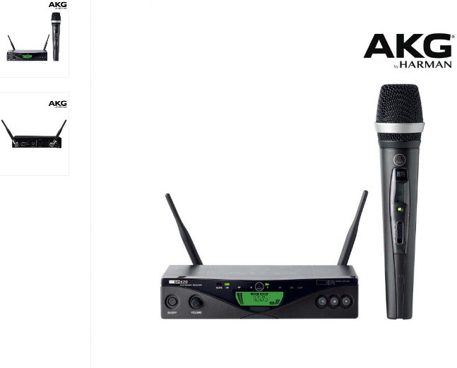 AKG WMS470 Vocal Set D5 Professional Wireless Microphone System - Audiomaxx India