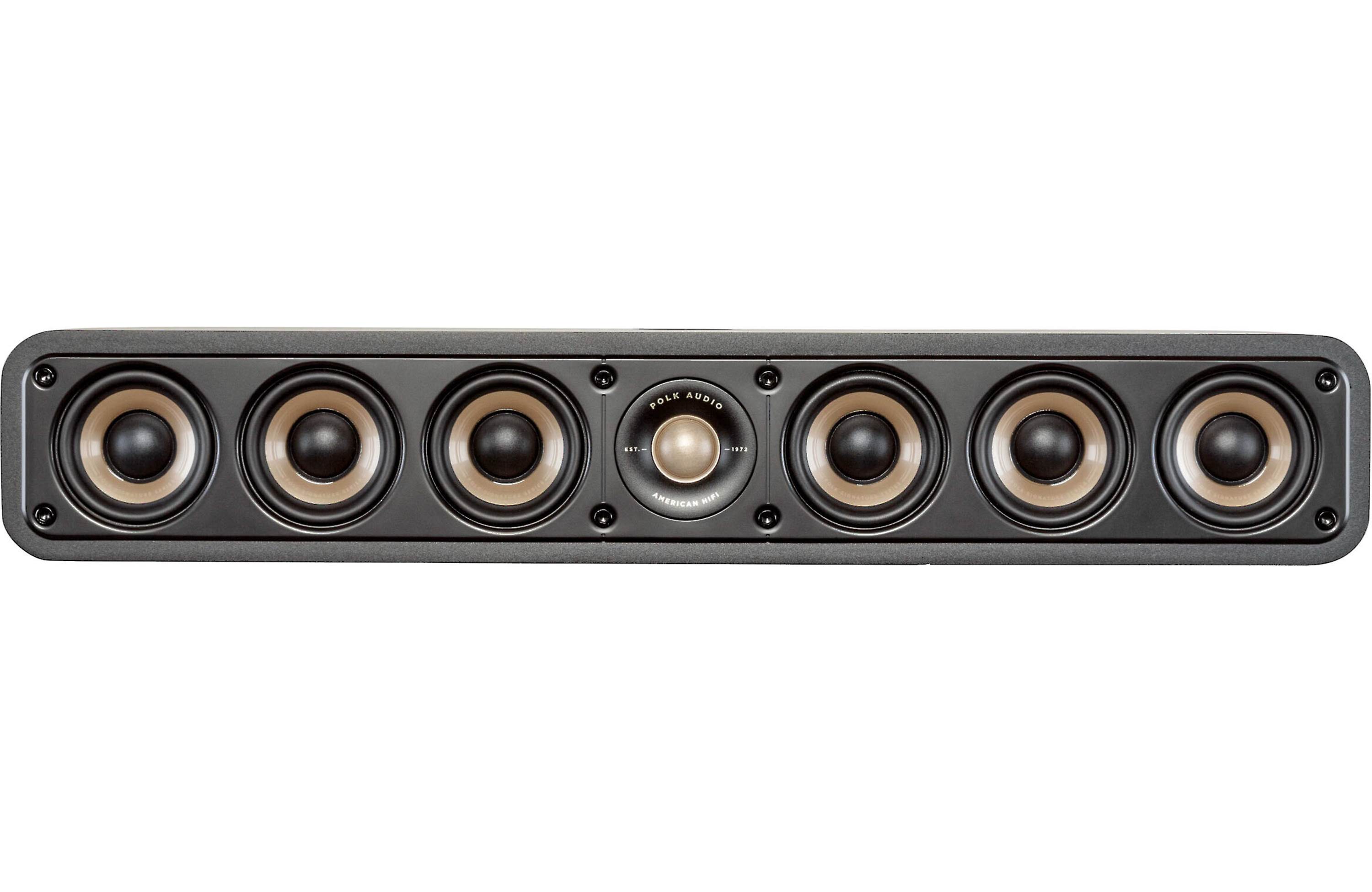 Polk Audio Signature Elite ES35 Slim Low-Profile Center Channel Speaker (Black)