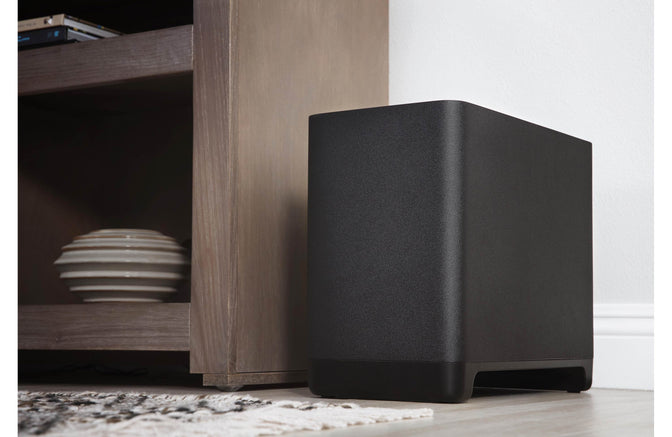Polk Audio - React Sound Bar With Wireless Subwoofer and SR2 WiFi Surrounds - Built-in Bluetooth®, Wi-Fi, and Amazon Alexa