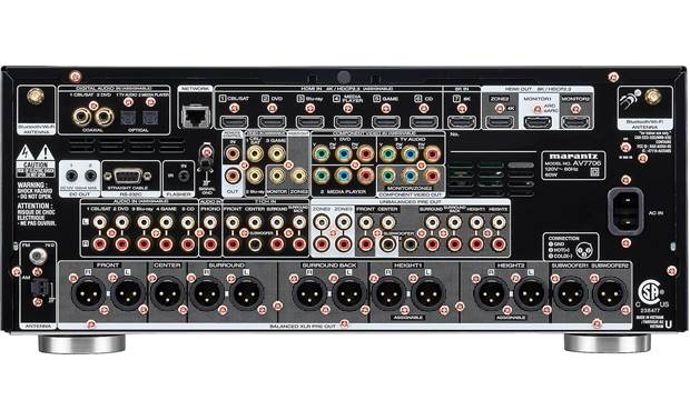 Marantz AV7706 Home Theater Pre-Amplifier/Processor With 11.2-Channel Processing, Dolby Atmos®, Apple AirPlay® 2, Bluetooth®, and HEOS Built-in - Audiomaxx India